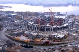 Строительство стадиона